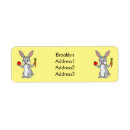 Search for rabbit return address labels Cartoon