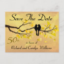 Search for 50th anniversary save the date postcards Party