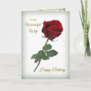 Search for wife birthday cards Red