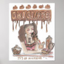Search for chocolate advertising posters Girl