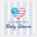 Search for blue hearts stickers Baby shower