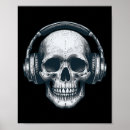 Search for headphones posters Black cat