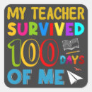 Search for my teacher stickers 100 days of school