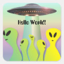 Search for alien world stickers Aliens