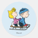 Search for sledding stickers Peanuts winter sports