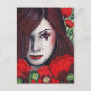 Search for opium poppy postcards Red