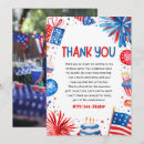 Search for blue and red thank you cards Patriotic