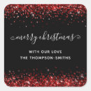 Search for red and black stickers Merry christmas