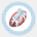 Search for blue white gingham stickers Coquette