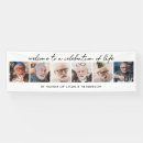 Search for celebration of life banners Photo collage