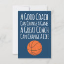 Search for basketball coach thank you cards Best coach ever