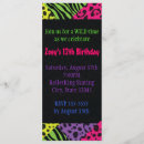 Search for colour prints invitations Cheetah
