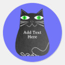 Search for green cat eyes stickers Black