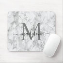 Search for black marble mousepads Monogrammed