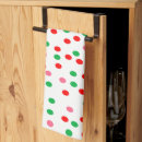 Search for red polka dot tea towels Festive