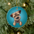 Search for border terrier christmas tree decorations Puppy