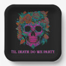 Search for day of the dead plates Black