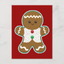 Search for gingerbread cookies postcards Kawaii