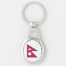 Search for nepal key rings Flag of nepal