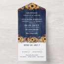 Search for wood grain invitations Sunflowers