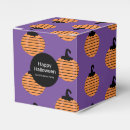 Search for halloween treat boxes favour boxes Black