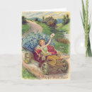 Search for vintage new years cards Angel