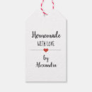 Search for homemade gift tags White