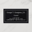Search for counsel business cards Attorney