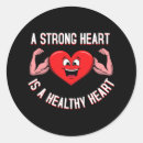 Search for healthy heart stickers Red