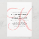 Search for black white pink invitations Chic