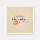 Search for fall birthday napkins Pumpkin