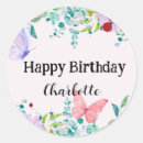 Search for ladybug birthday stickers Watercolor