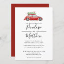 Search for car wedding invitations Watercolor