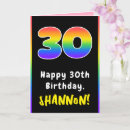 Search for colourful 30th birthday cards 30 years old