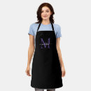 Search for purple and black aprons Simple
