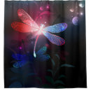 Search for glow in the dark shower curtains Butterfly