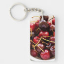 Search for food rectangular key rings Fruits