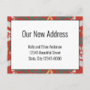 Search for new address announcements postcards Flowers