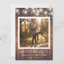 Search for wood wedding save the dates Bohemian