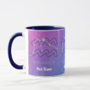 Search for zodiac aquarius mugs Watercolor