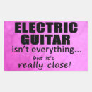Search for electric rectangle stickers Guitar