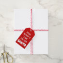 Search for santa gift tags Red and white