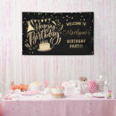 Search for adult birthday banners Glitter