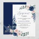 Search for blush engagement party invitations Navy