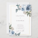 Search for subtle invitations Dusty blue