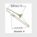 Search for funny trombone stickers Music