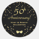 Search for golden anniversary stickers Fiftieth