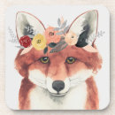 Search for fox coasters Whimsical
