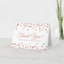 Search for rose gold faux cards White