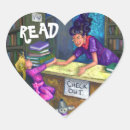 Search for i heart books stickers Librarian